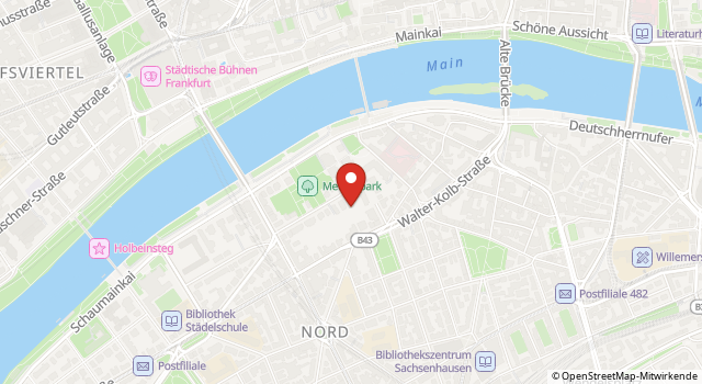 Karte mit den Standorten des Angebots