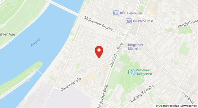 Map showing the locations of this offer