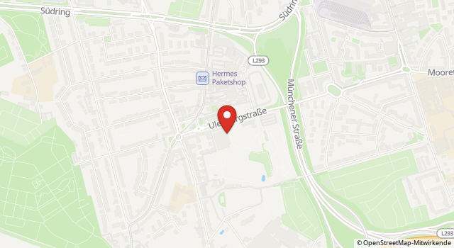 Map showing the locations of this offer