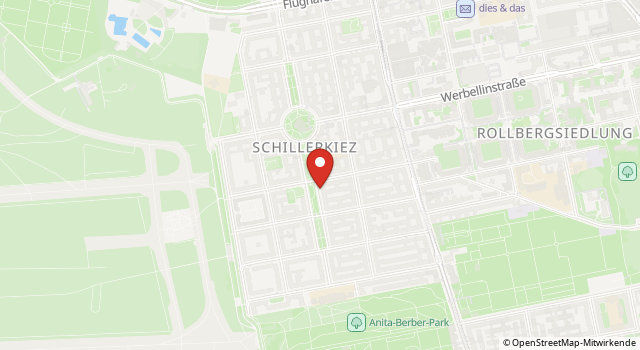 Map showing the locations of this offer