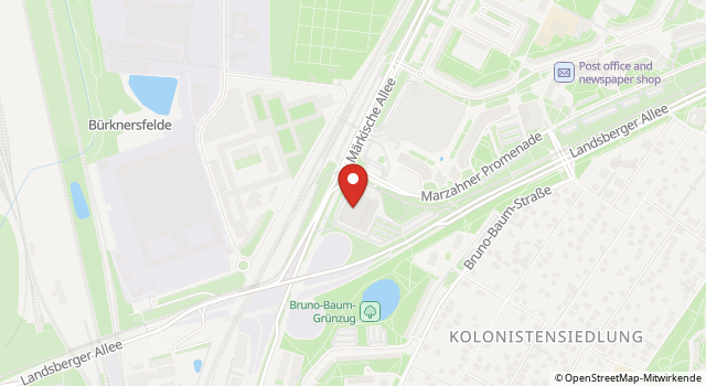 Map showing the locations of this offer