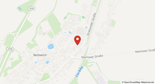 Map showing the locations of this offer