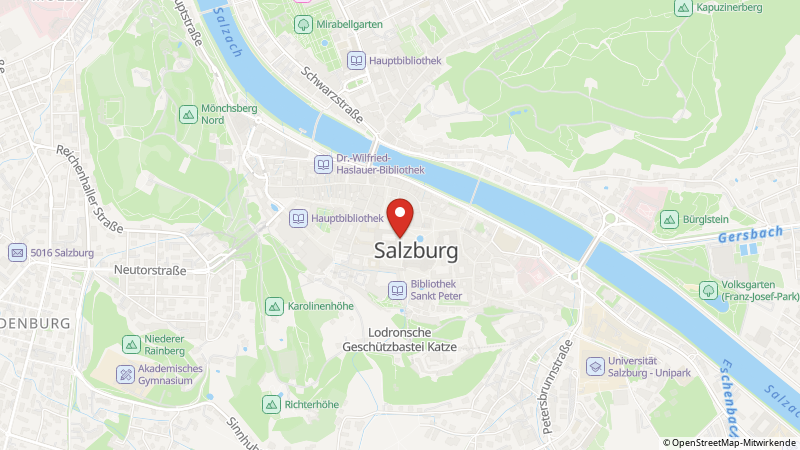 Map showing the locations of this offer