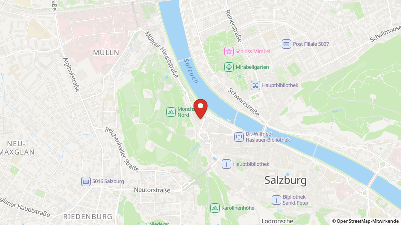 Map showing the locations of this offer