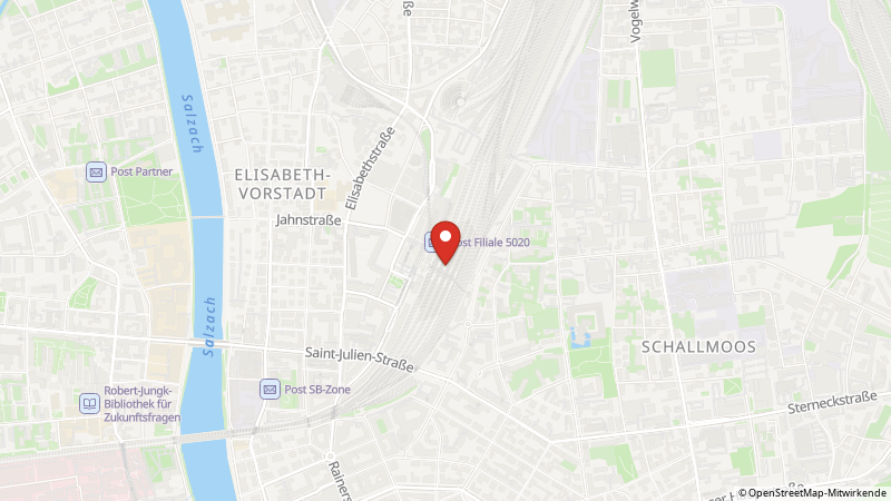 Map showing the locations of this offer
