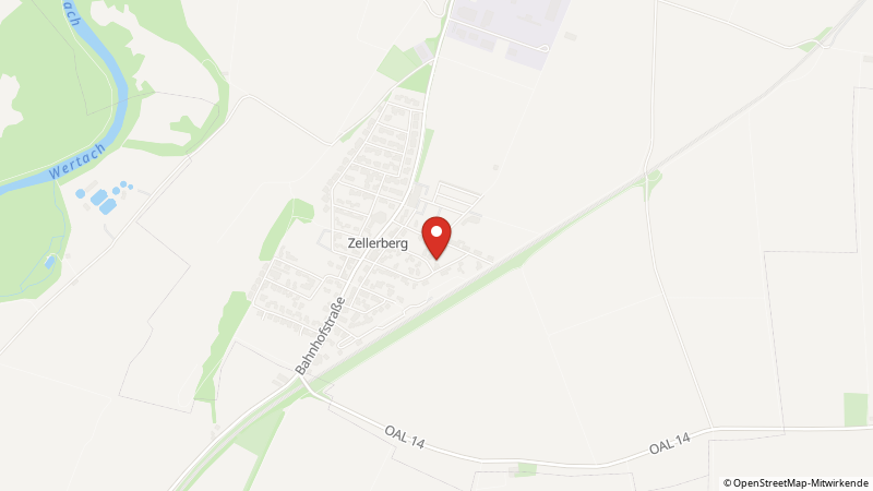 Map showing the locations of this offer