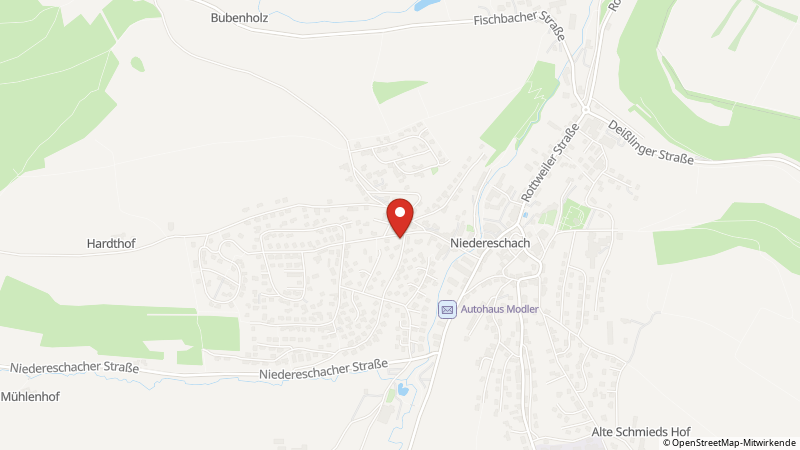 Map showing the locations of this offer