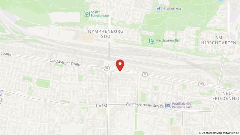 Map showing the locations of this offer