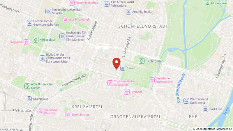 Map showing the locations of this offer