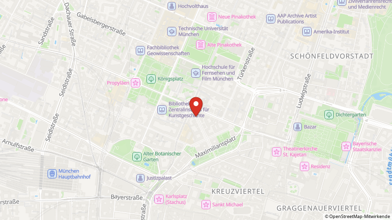 Map showing the locations of this offer