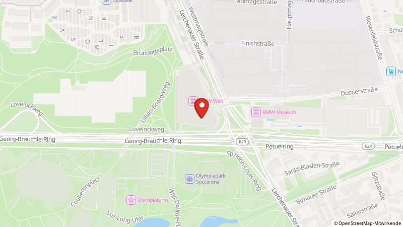 Map showing the locations of this offer