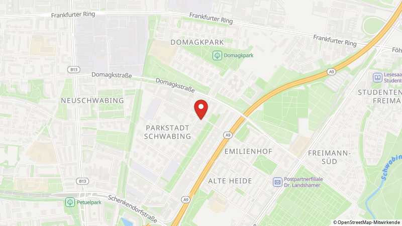 Map showing the locations of this offer