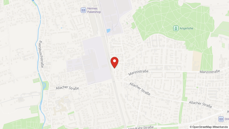 Map showing the locations of this offer