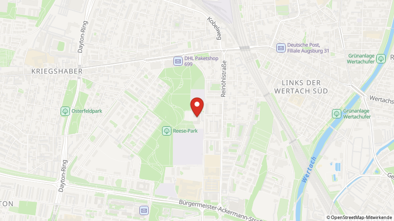 Map showing the locations of this offer