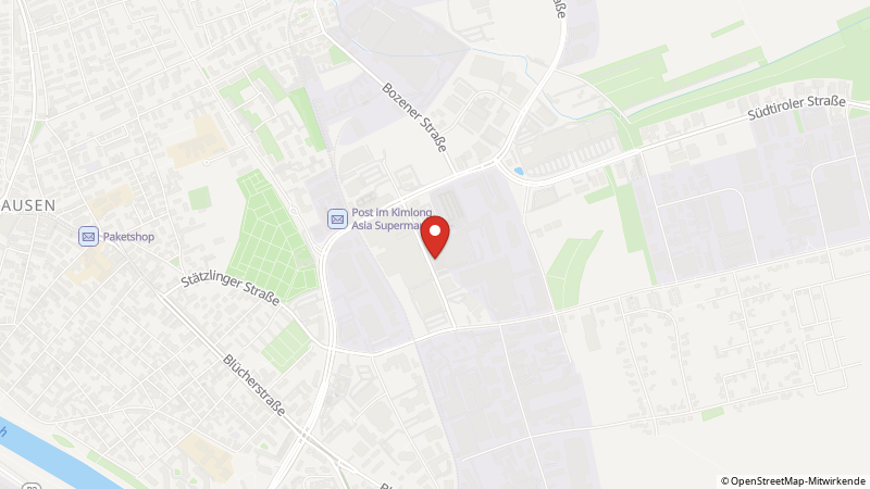 Map showing the locations of this offer