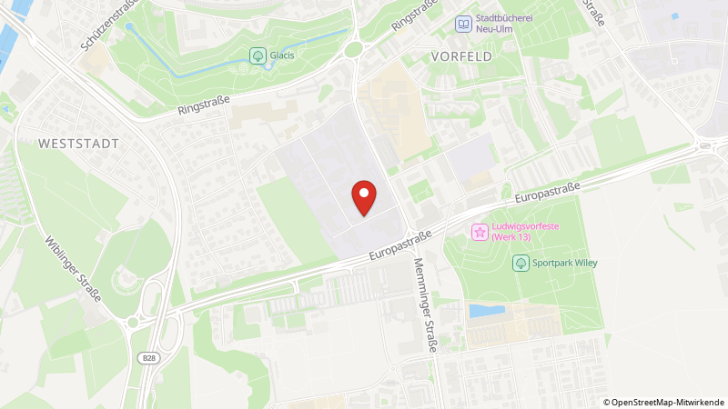 Map showing the locations of this offer
