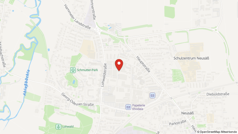 Map showing the locations of this offer