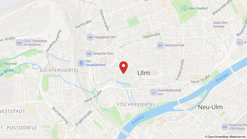 Map showing the locations of this offer