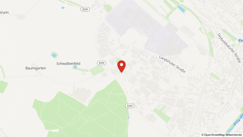 Map showing the locations of this offer