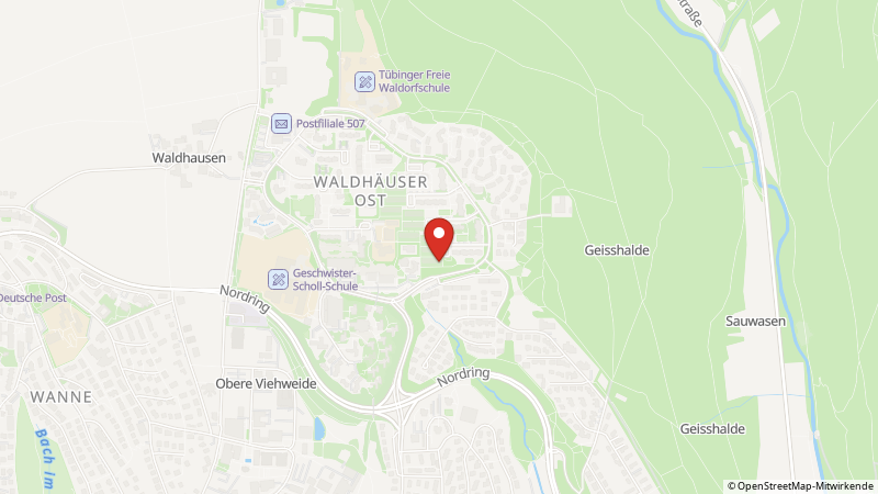 Map showing the locations of this offer