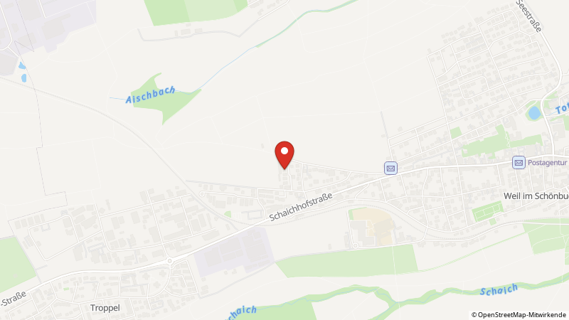 Map showing the locations of this offer