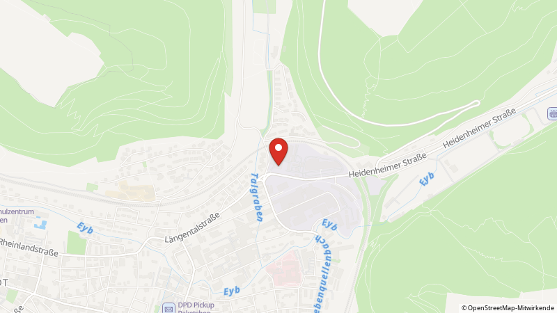 Map showing the locations of this offer