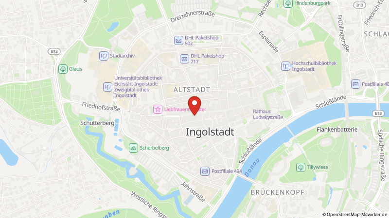Map showing the locations of this offer