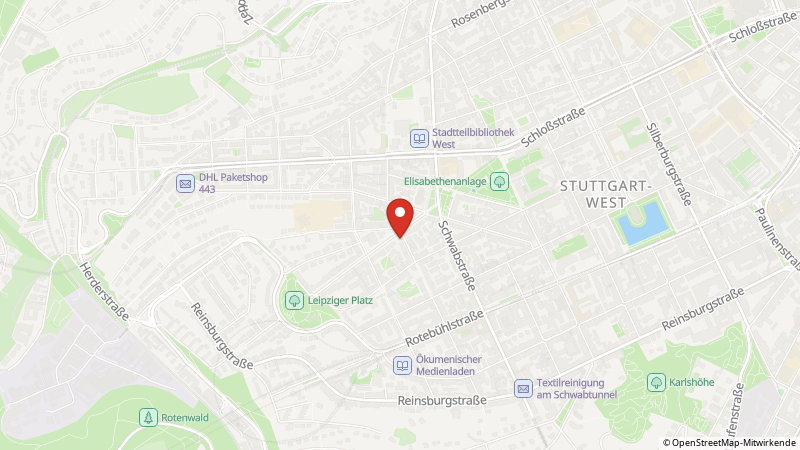Map showing the locations of this offer