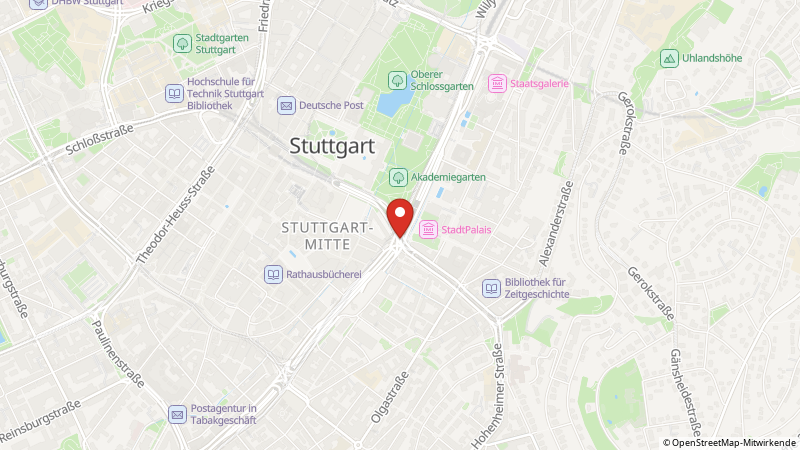 Map showing the locations of this offer