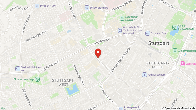 Map showing the locations of this offer