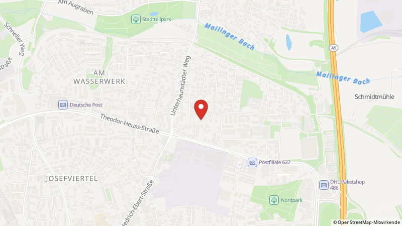 Map showing the locations of this offer