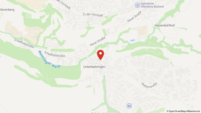 Map showing the locations of this offer