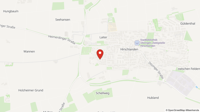 Map showing the locations of this offer