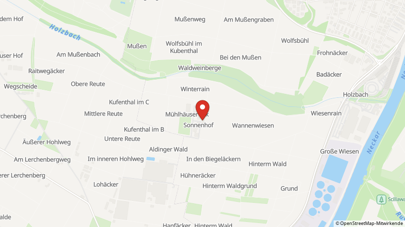 Map showing the locations of this offer