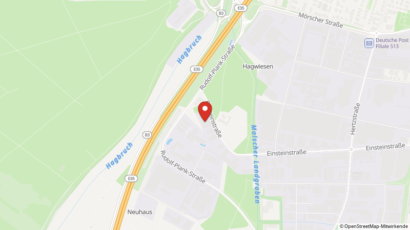 Map showing the locations of this offer