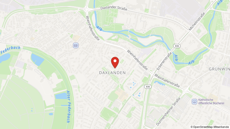 Map showing the locations of this offer