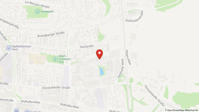 Map showing the locations of this offer