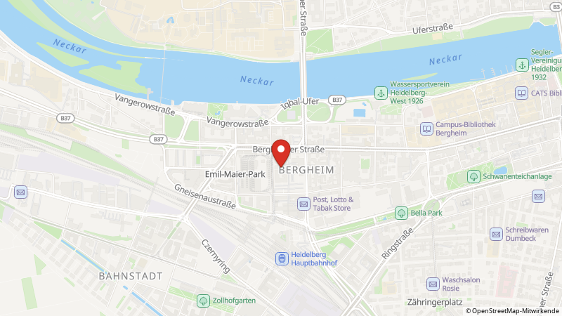 Map showing the locations of this offer