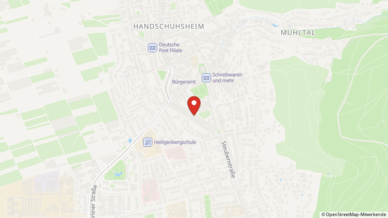 Map showing the locations of this offer