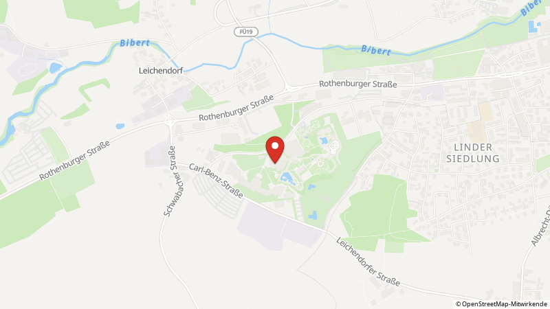 Map showing the locations of this offer