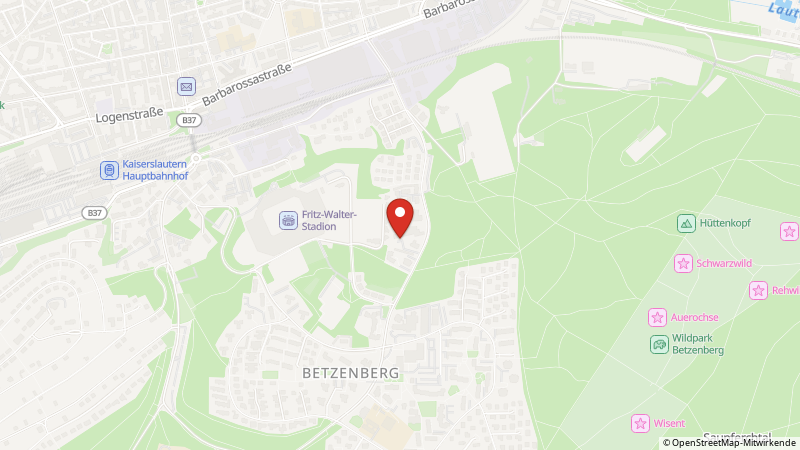 Map showing the locations of this offer