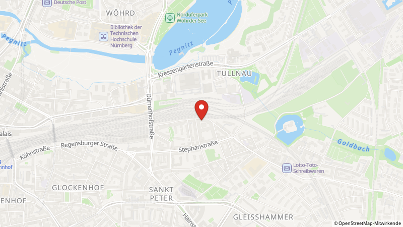 Map showing the locations of this offer