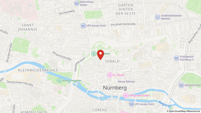 Map showing the locations of this offer