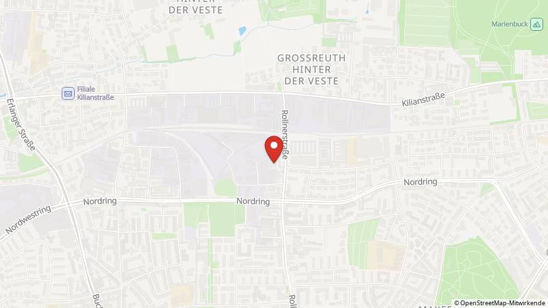 Map showing the locations of this offer