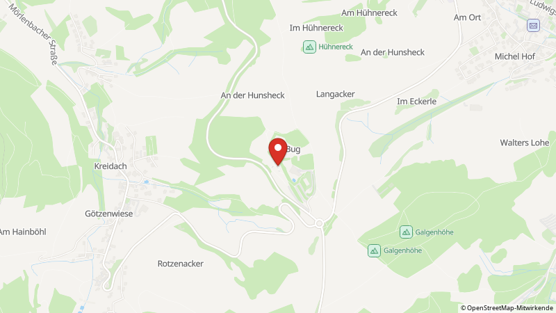 Map showing the locations of this offer