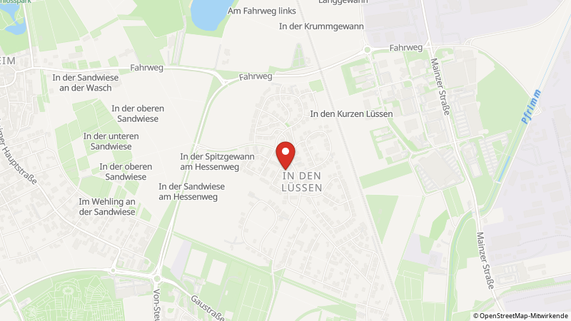 Map showing the locations of this offer