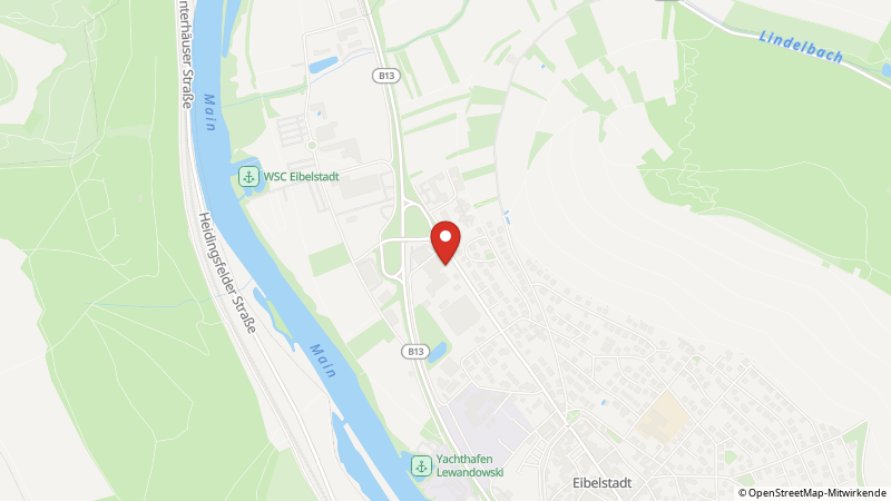 Map showing the locations of this offer