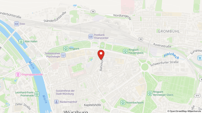 Map showing the locations of this offer