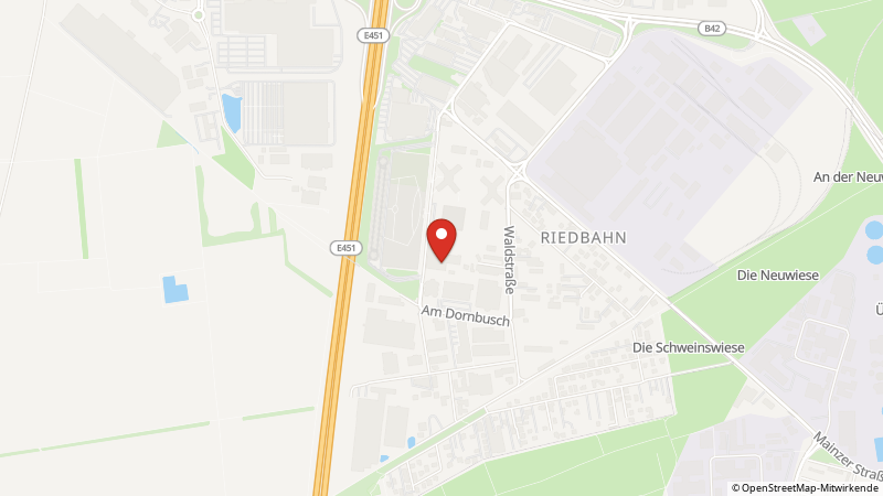 Map showing the locations of this offer