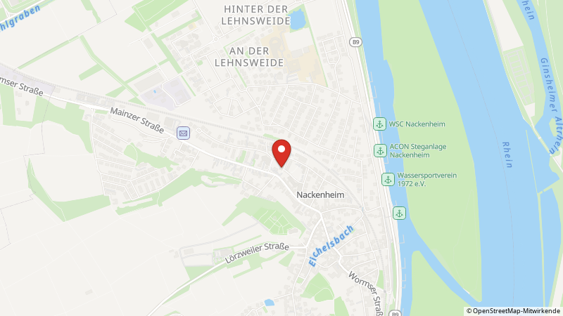 Map showing the locations of this offer